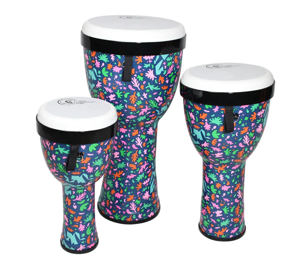 Toca Sympatico 3-Piece Tunable Djembe Set - Autumn Days (TSSND-3PCAD-FT)