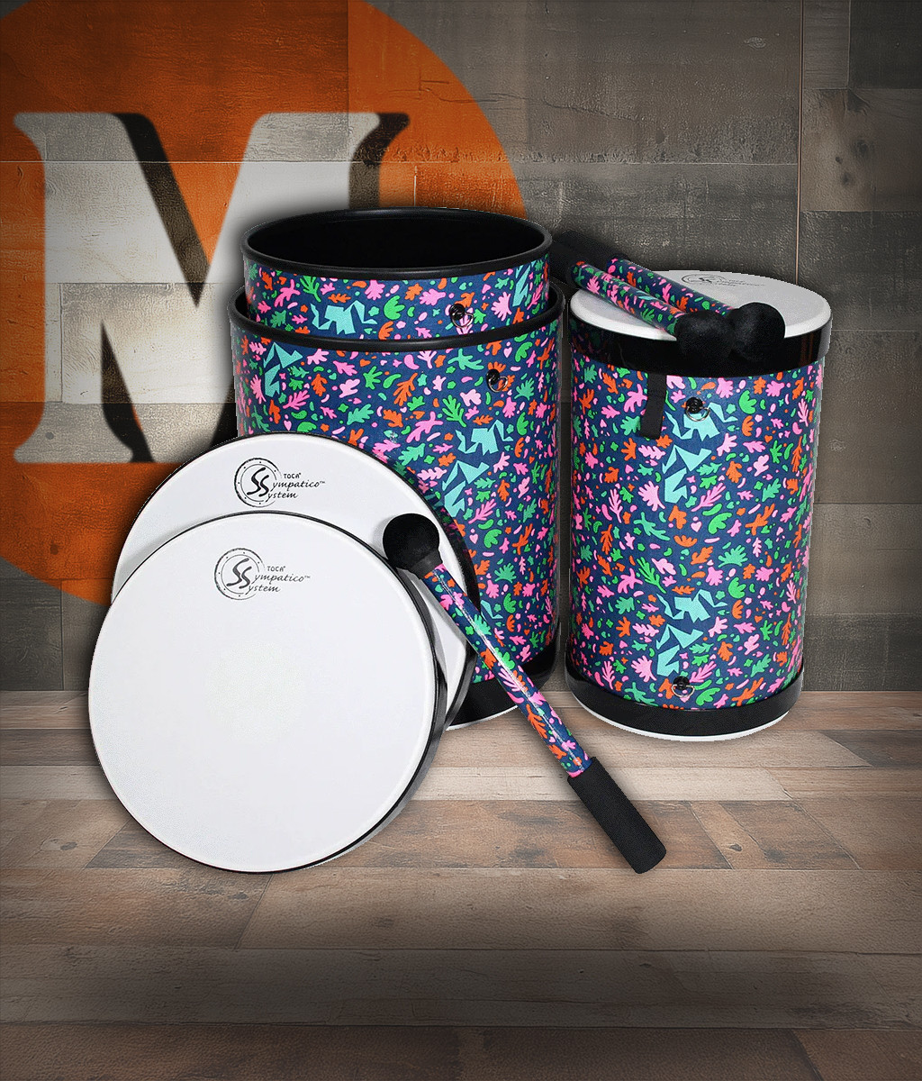 Toca Sympatico 3-Piece Pretuned Djun-Djun Set - Autumn Days (TSSNDD-3PCAD-FDP) | Musician Madness