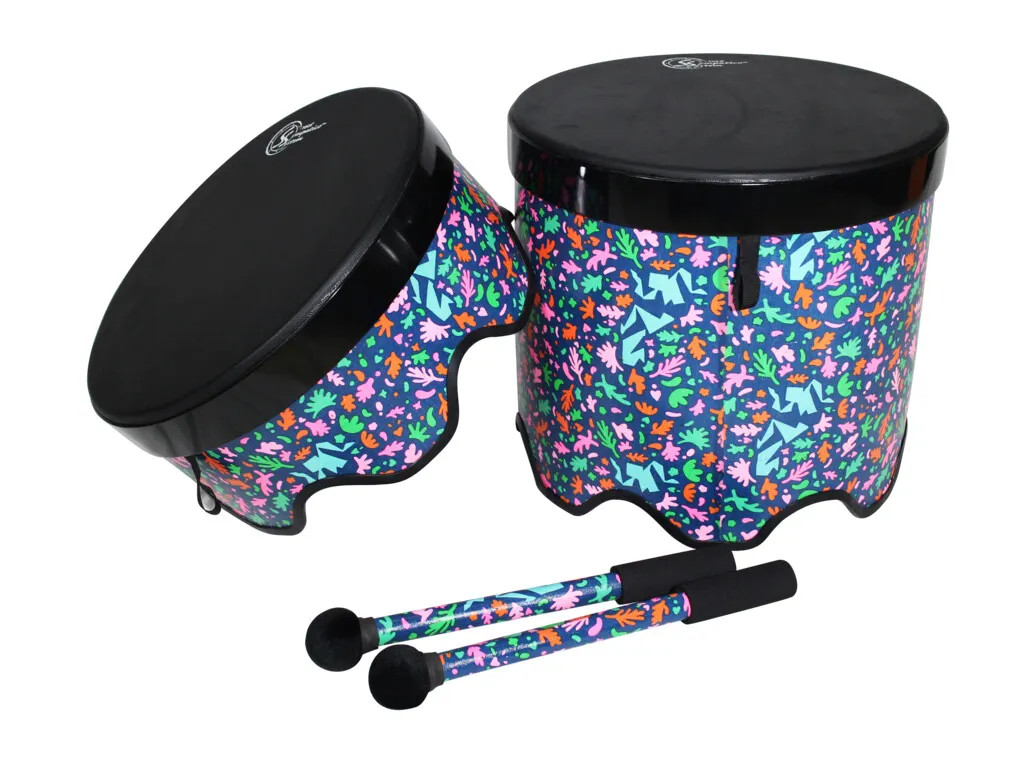 Toca Sympatico Gathering Drum, 16" Tall x 18" Diameter, Pretuned - Autumn Days (TSSGD-18ADT-SLP) | Musician Madness