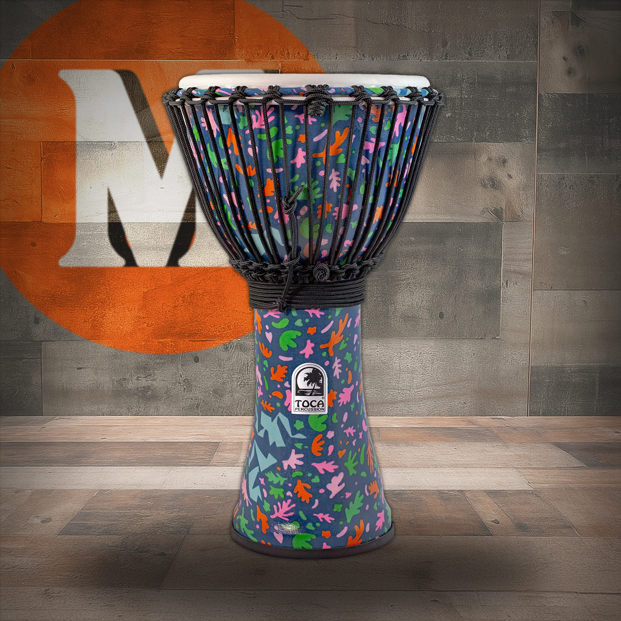 Toca Freestyle Rope-Tuned Djembe, 12" - Autumn Days (SFDJ-12AD) | Musician Madness