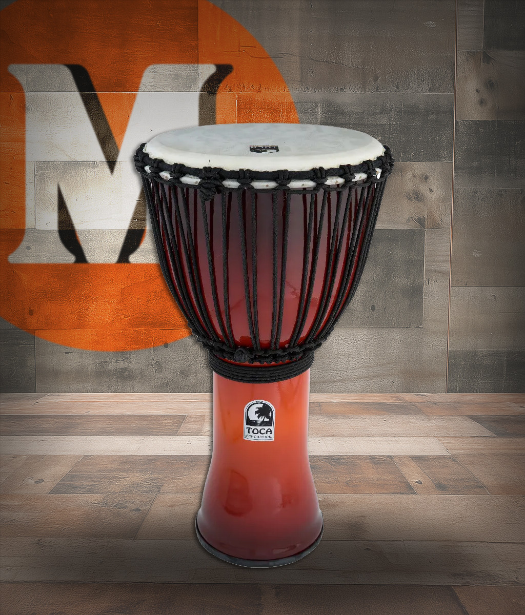 Toca Freestyle Rope-Tuned Djembe, 12" - African Sunset (SFDJ-12AFS)