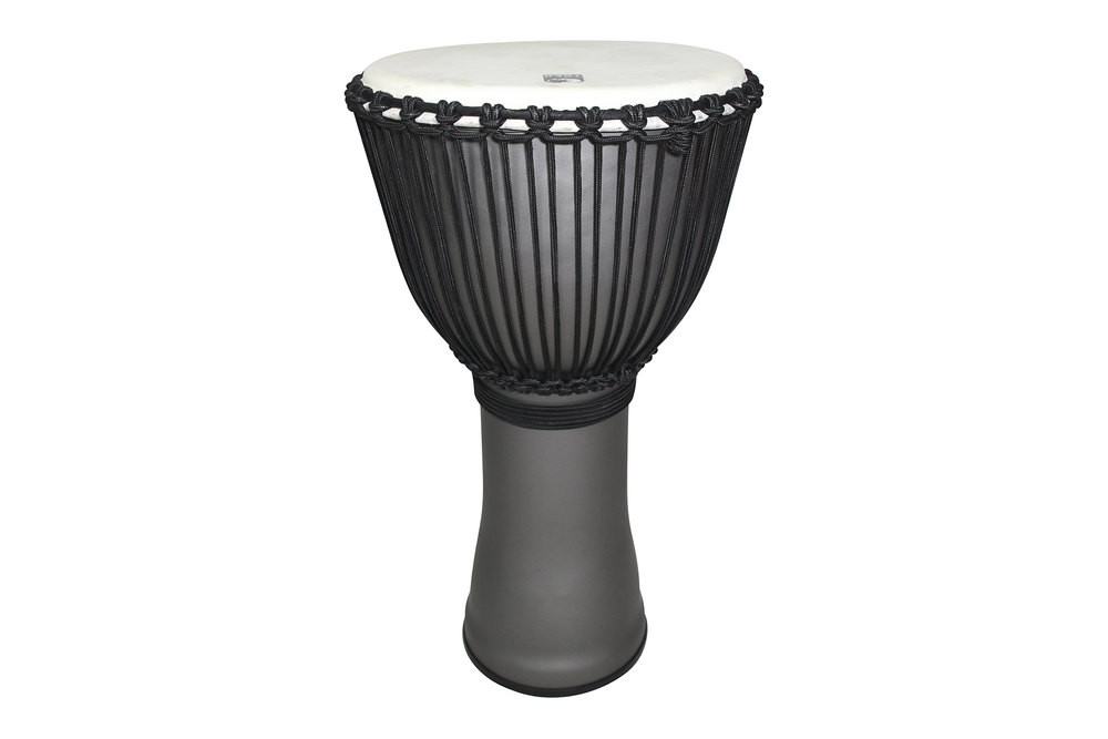 Toca Freestyle Rope-Tuned Djembe, 12" - Matte Grey Skies (SFDJ-12GS) | Musician Madness