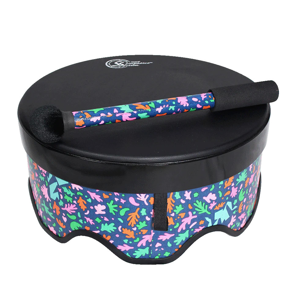 Toca Sympatico Gathering Drum, 10" Tall x 18" Diameter, Pretuned - Autumn Days (TSSGD-18ADS-SLP)