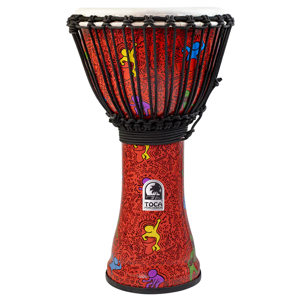 Toca Freestyle Rope-Tuned Djembe, 12" - Jam Fest (SFDJ-12JF) | Musician Madness