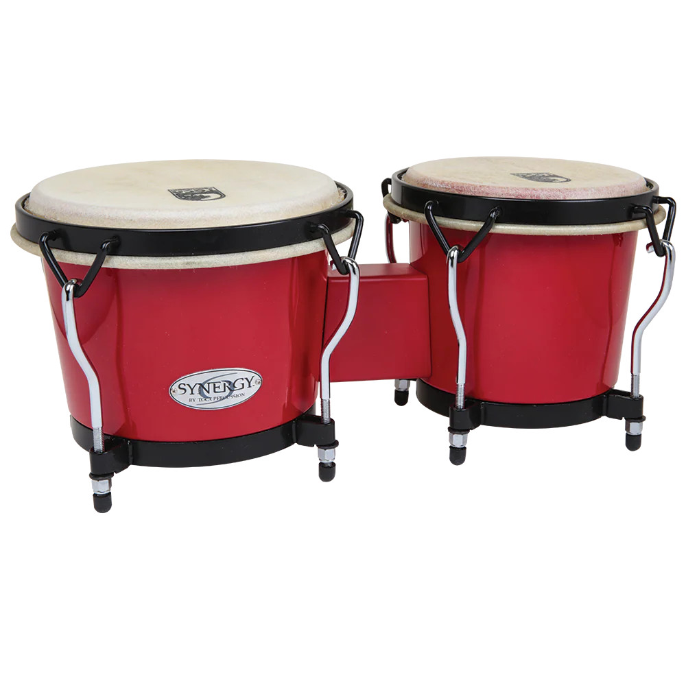 Toca Synergy Synthetic Bongos, 6"/7" - Red (2100SR)