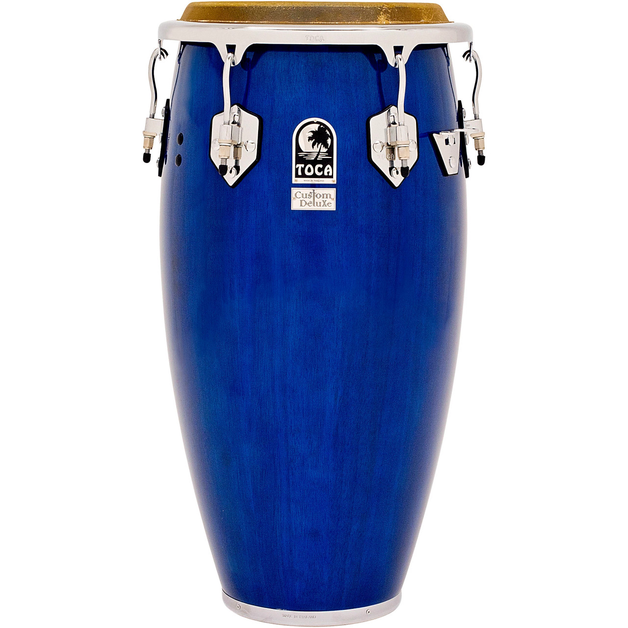 Toca Custom Deluxe Conga, 11-3/4" - Blue (4611-3/4BW)