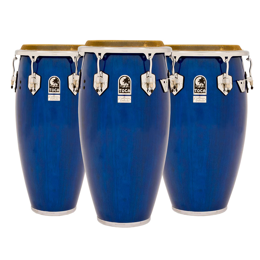Toca Custom Deluxe Tumba, 12-1/2" - Blue (4612-1/2BW)