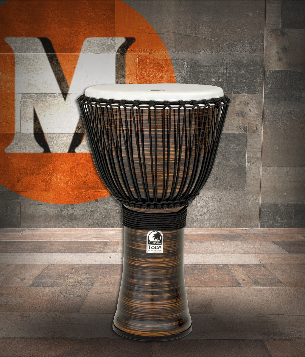 Toca Freestyle II Djembe, 14" - Spun Copper (TF2DJ-14SCB) | Musician Madness