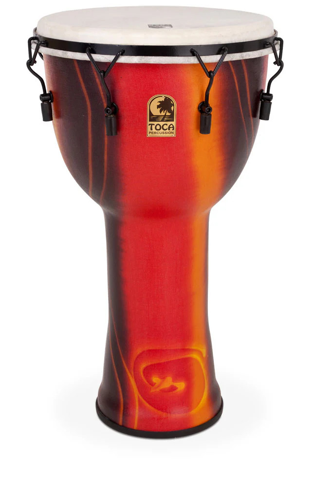 Toca Freestyle Mechanically Tuned Djembe, 14" (SFDMX-14FB) | Musician Madness