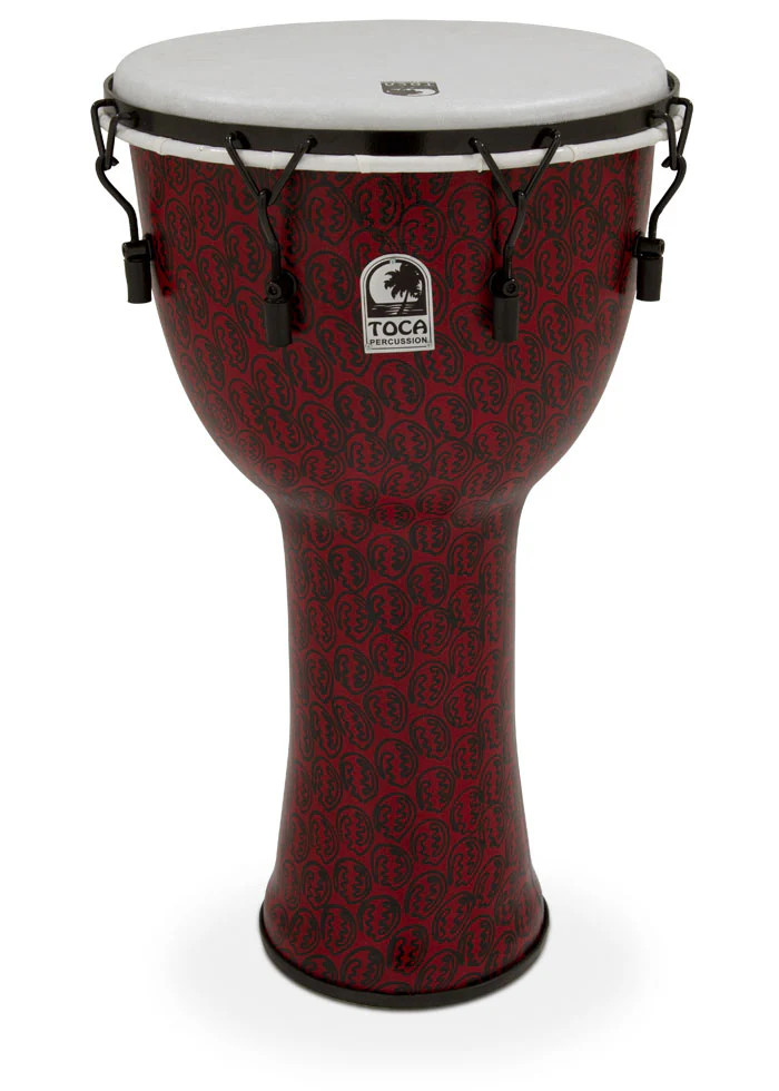 Toca Freestyle II Mechanically Tuned Djembe, 12" - Red Mask (TF2DM-12RM) | Musician Madness