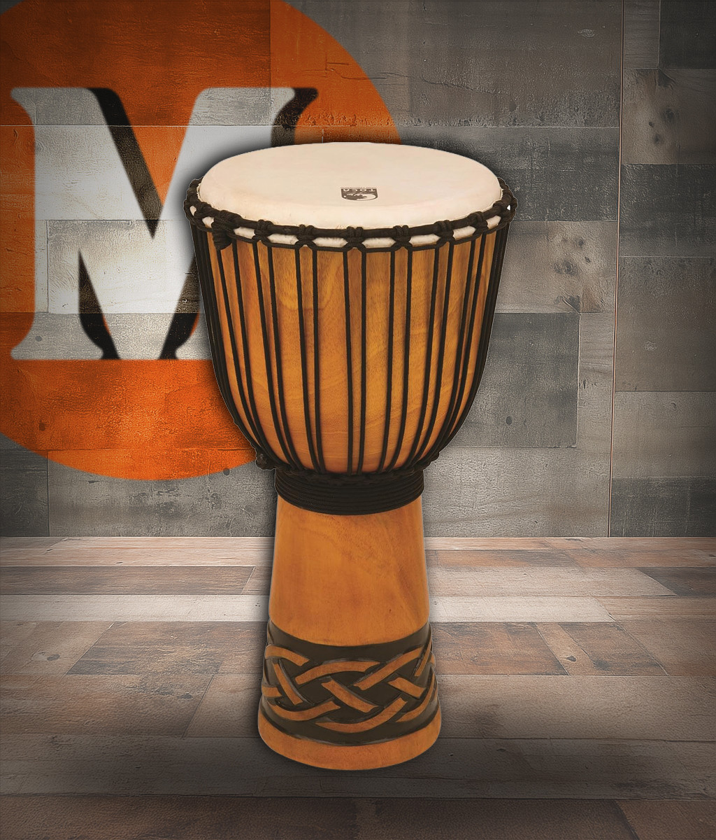 Toca Origins Wood Djembe, 12" - Cloth Kente (TODJ-12CK)
