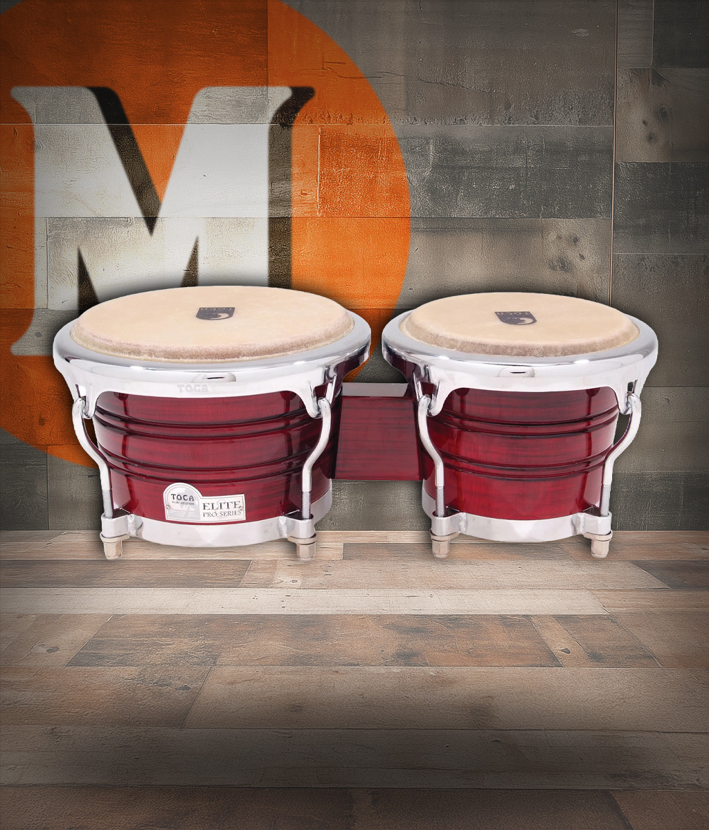 Toca Elite Pro Bongos - Crimson Fade (3170CF) | Musician Madness