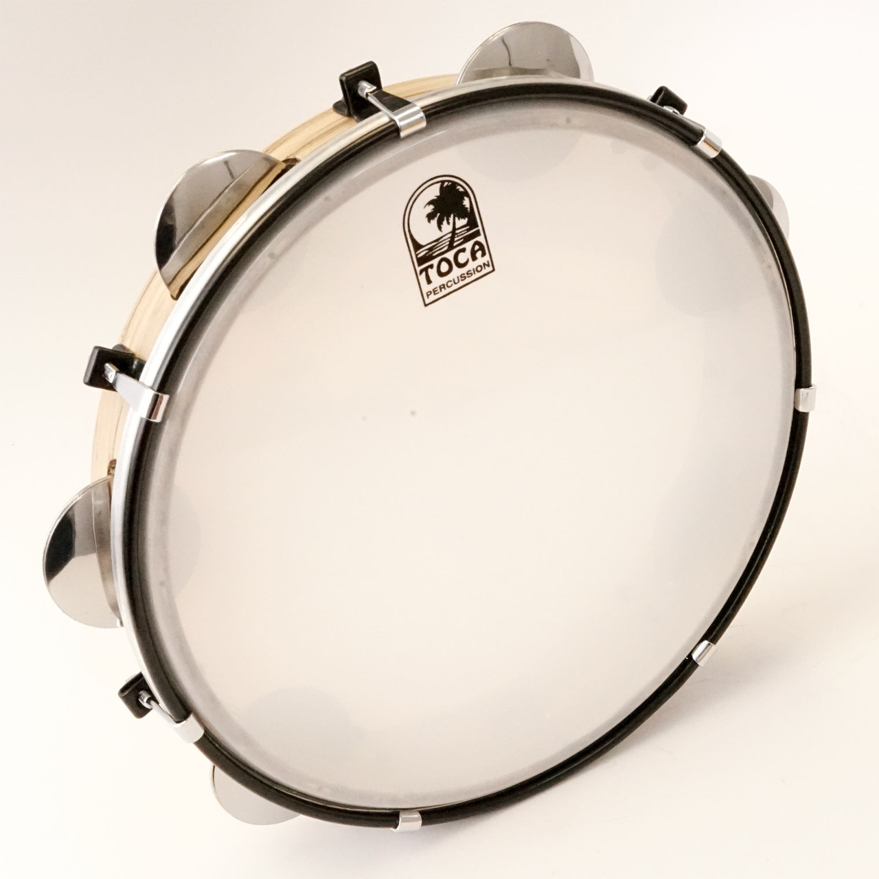 Toca 12" Pandeiro, Siam Oak Shell with Chromed Steel Platinellas (TPD12) | Musician Madness