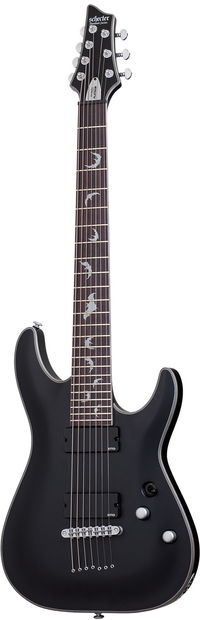 Schecter Damien Platinum-7 - Satin Black (1185)