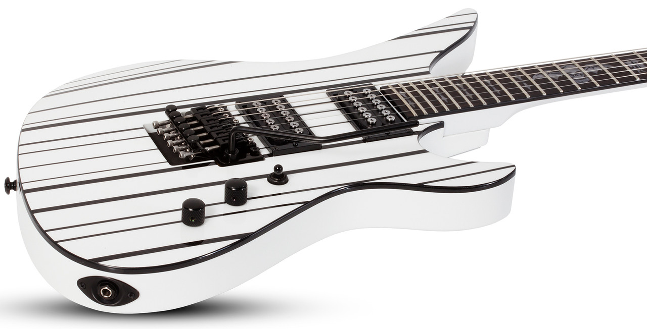 Schecter Synyster Standard - Gloss White with Black Pinstripes (1746)
