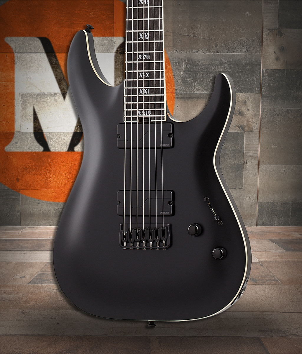 Schecter C-7 SLS Elite Evil Twin - Satin Black (1349) | Musician