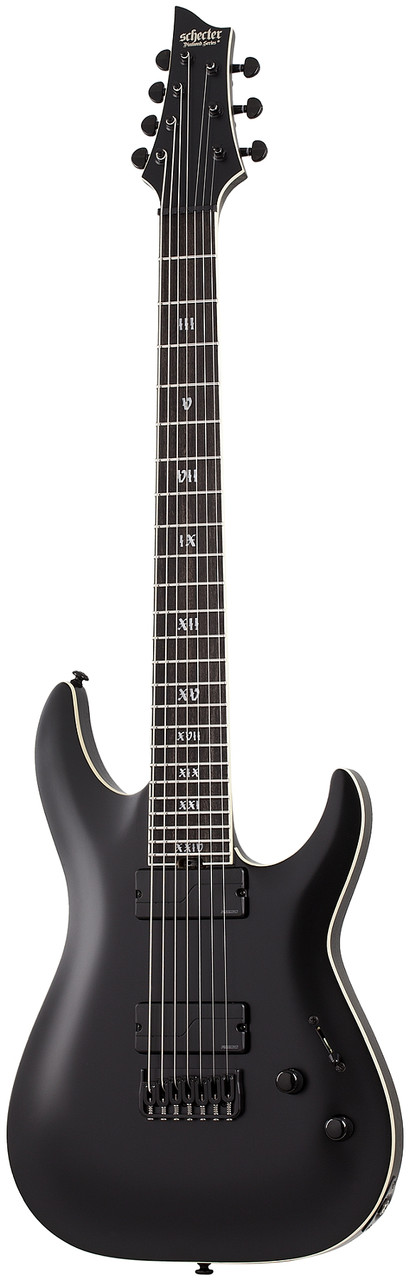 Schecter C-7 SLS Elite Evil Twin - Satin Black (1349) | Musician