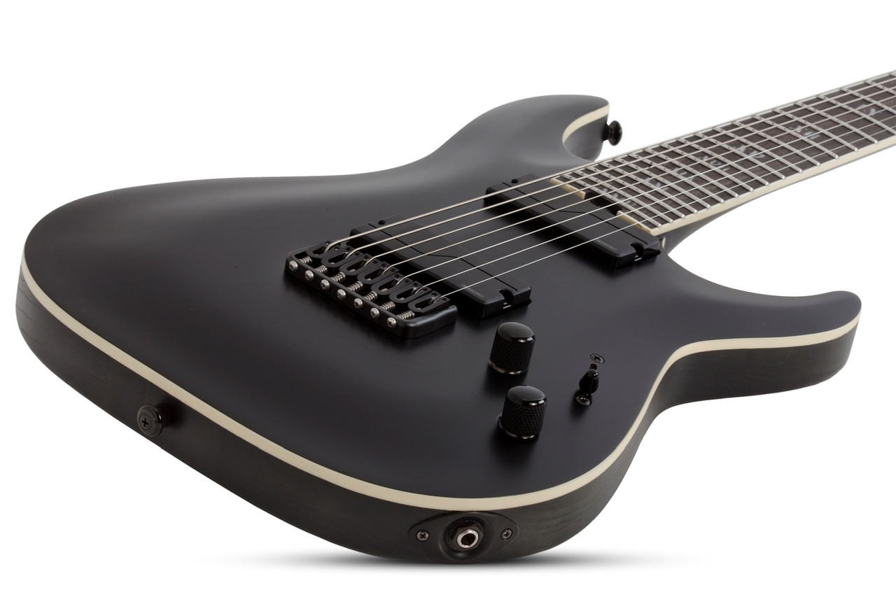 Schecter C-7 SLS Elite Evil Twin - Satin Black (1349)