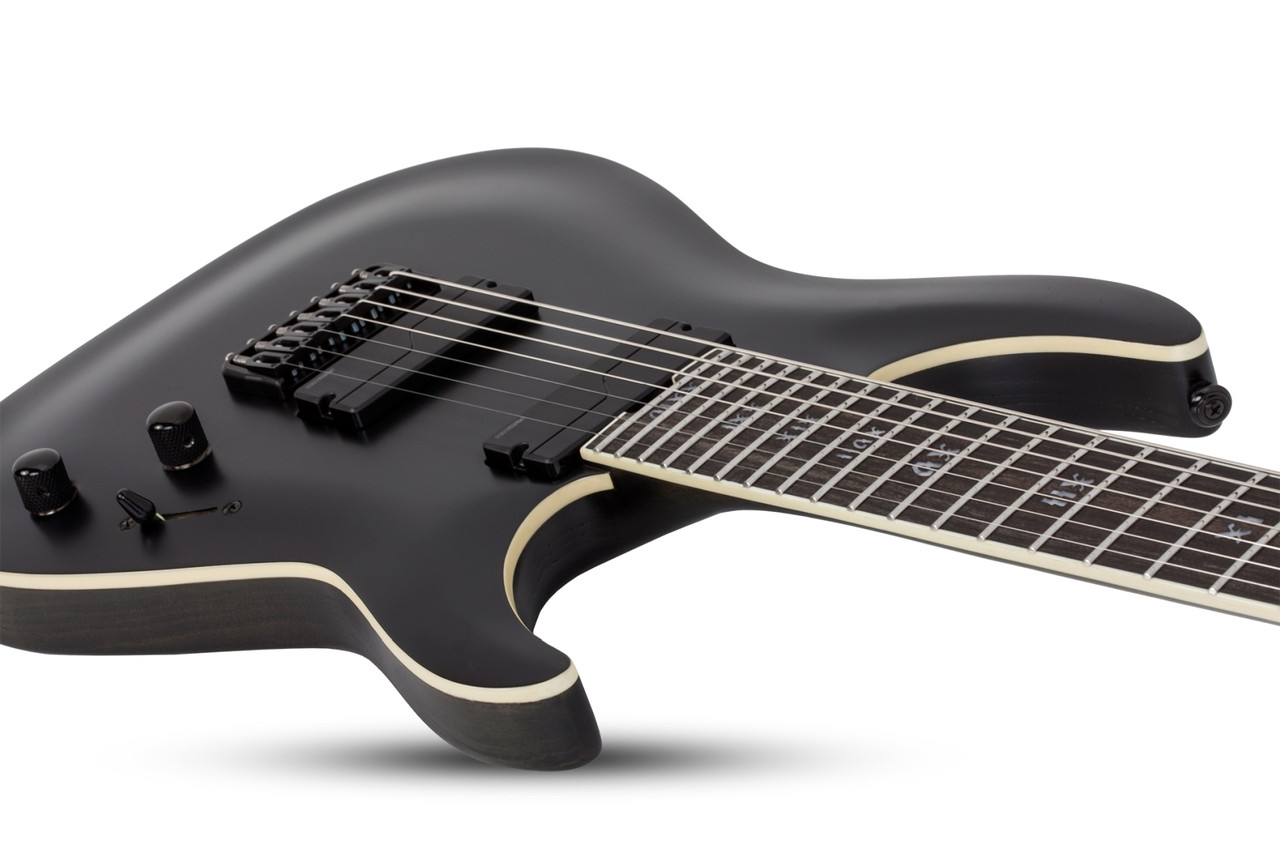 Schecter C-7 SLS Elite Evil Twin - Satin Black (1349) | Musician
