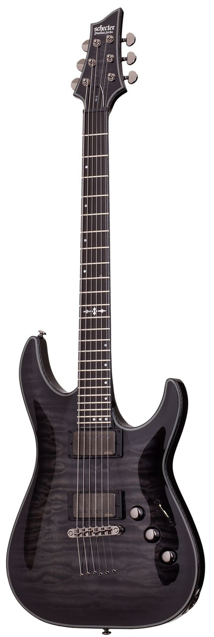 Schecter Hellraiser Hybrid C-1 - Trans Black Burst (TBB) (1922) | Musician Madness