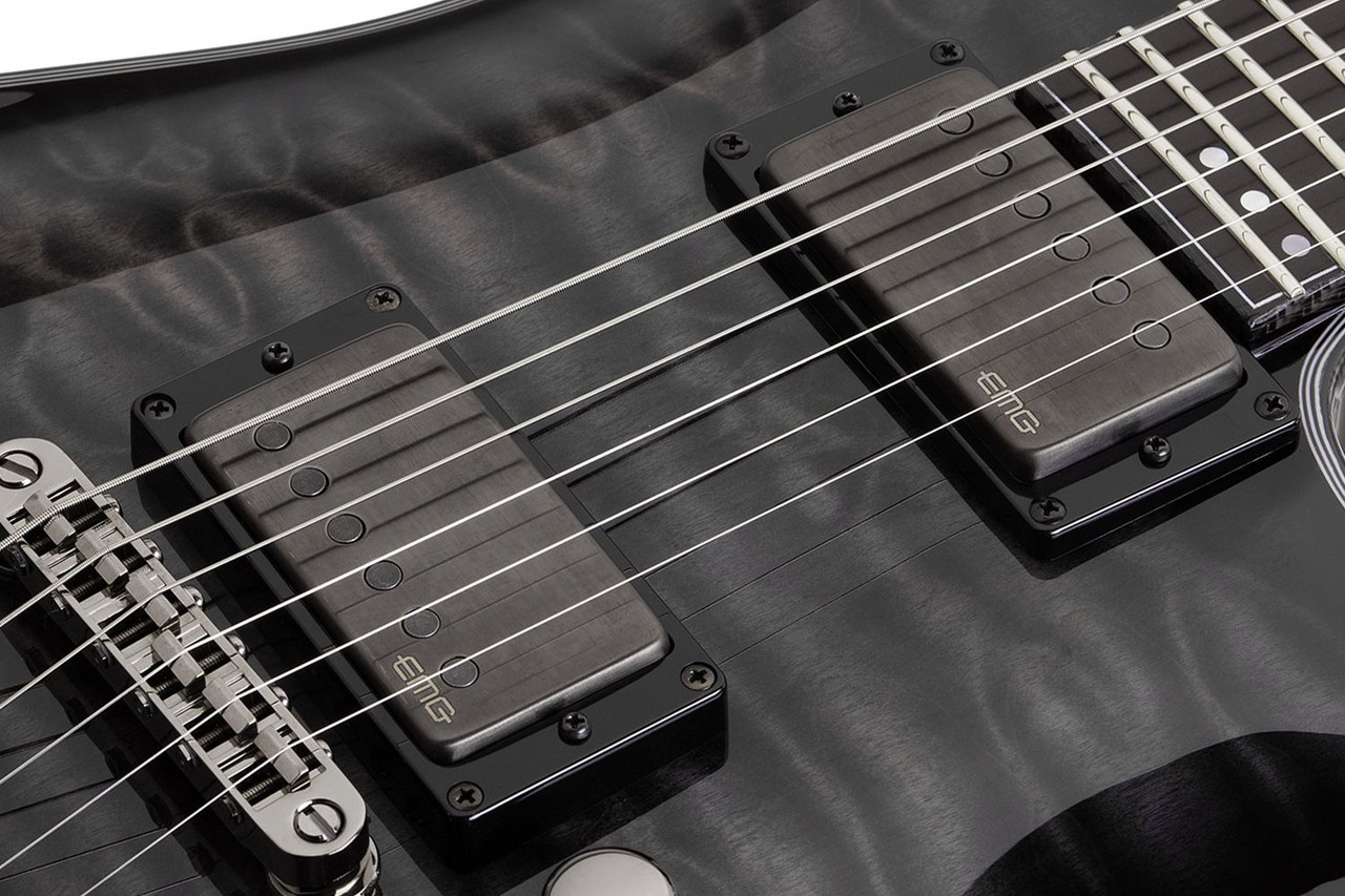 Schecter Hellraiser Hybrid C-1 - Trans Black Burst (TBB) (1922) | Musician Madness