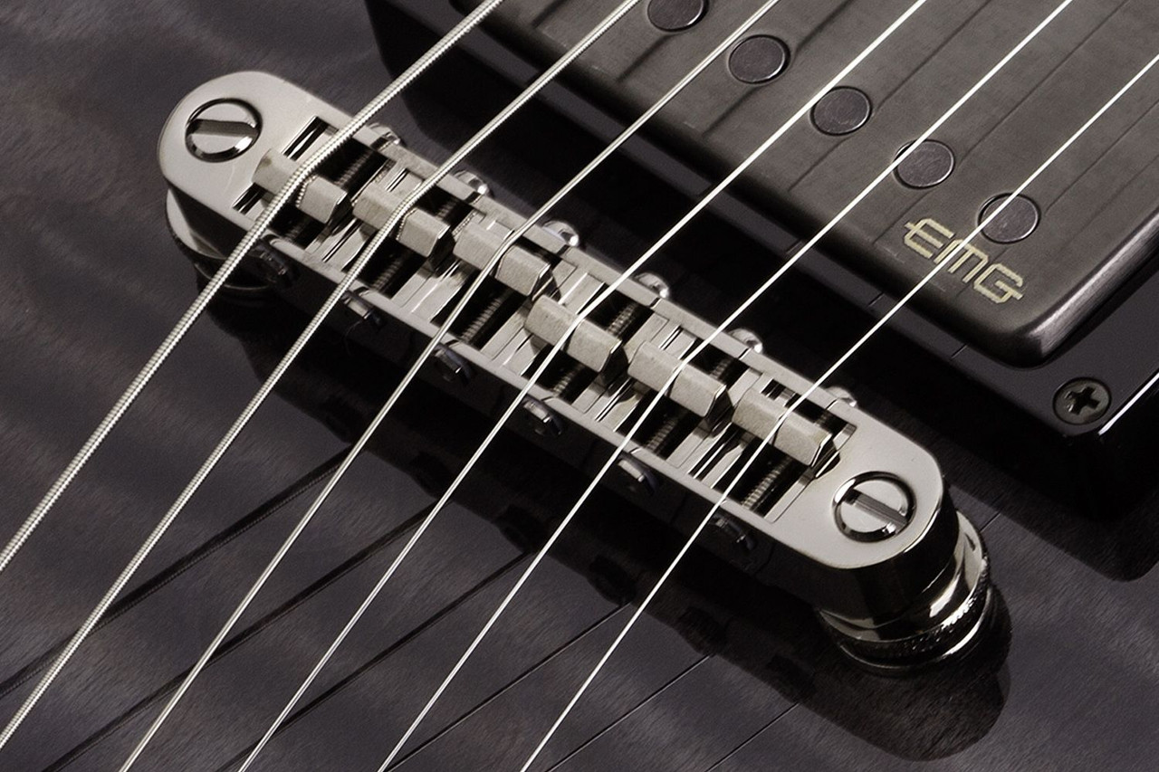 Schecter Hellraiser Hybrid C-1 - Trans Black Burst (TBB) (1922) | Musician Madness