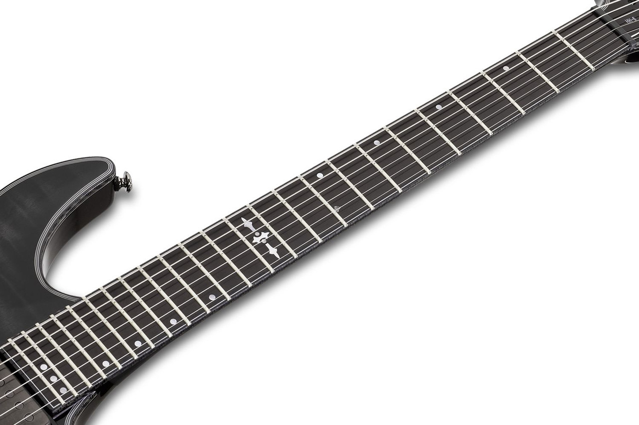 Schecter Hellraiser Hybrid C-1 - Trans Black Burst (TBB) (1922) | Musician Madness