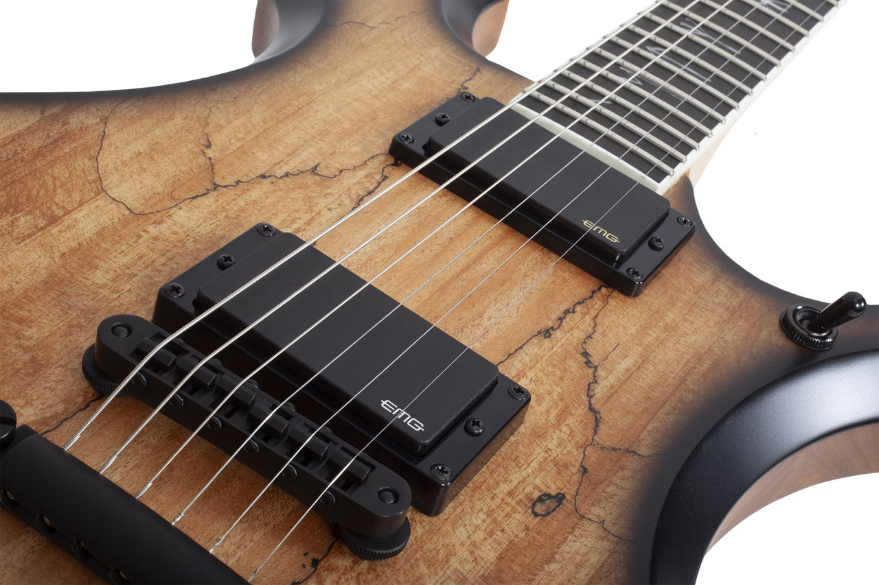Schecter Wrathmaker Electric Guitar - Spalted Maple with Black Burst (4589) | Musician Madness