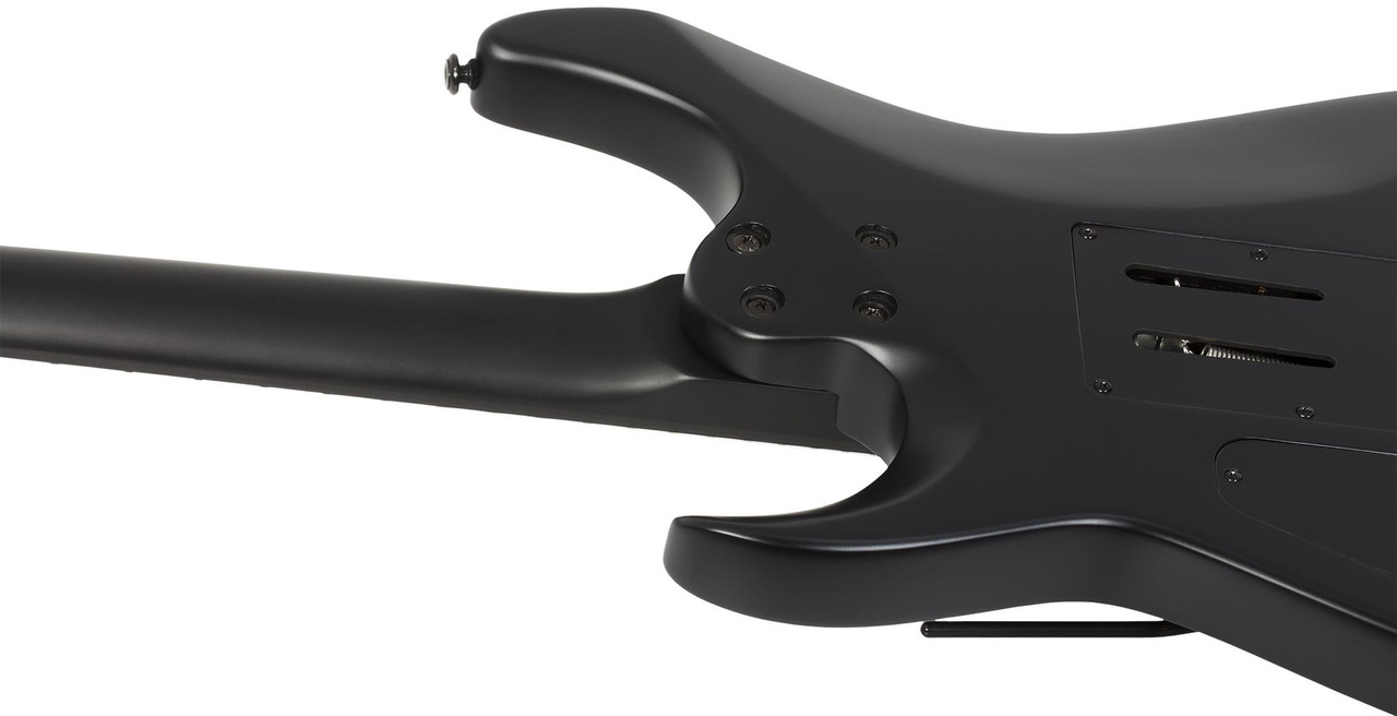 Schecter Damien-6 FR - Satin Black (2471) | Musician Madness