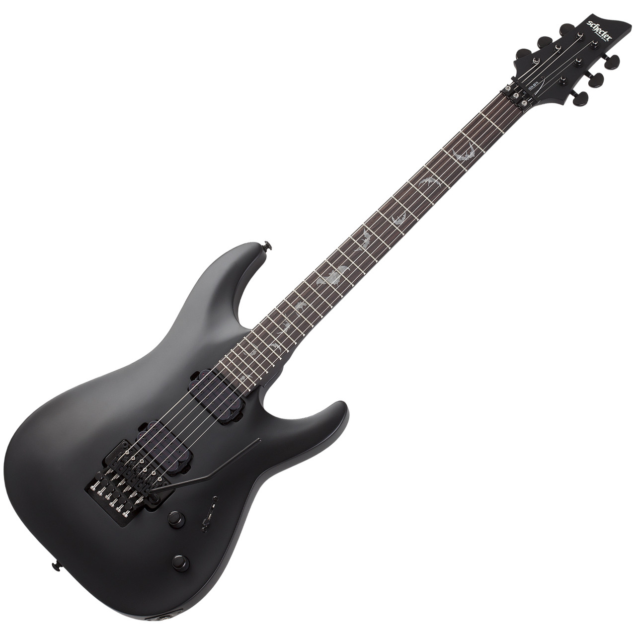 Schecter Damien-6 FR - Satin Black (2471) | Musician Madness