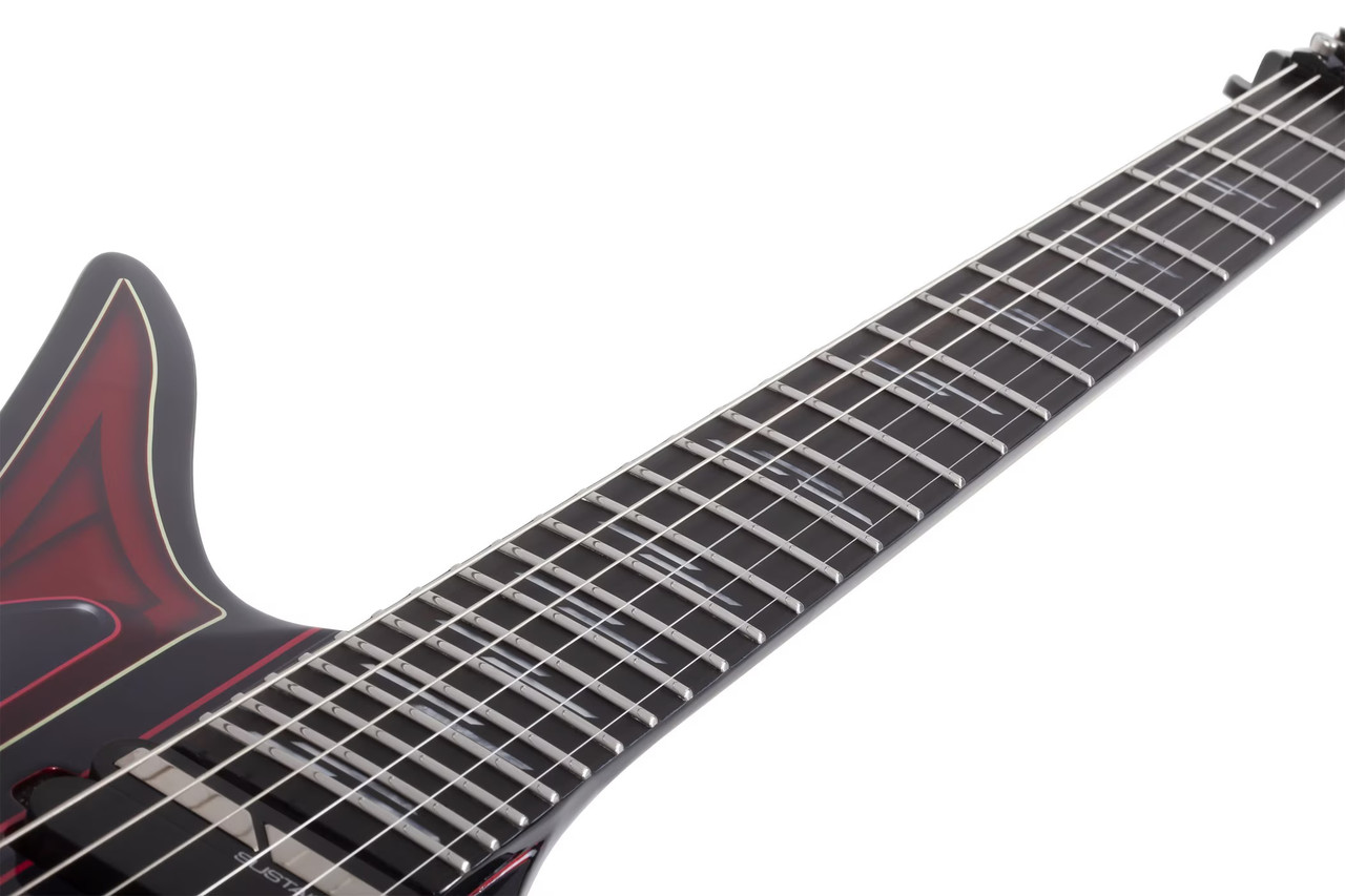 Schecter Avenger FR-S Przym Vespid Electric Guitar - Metallic Red (928) | Musician Madness