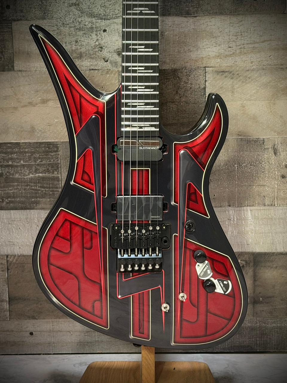 Schecter Avenger FR-S Przym Vespid - Metallic Red (MRED) (928) | Musician Madness