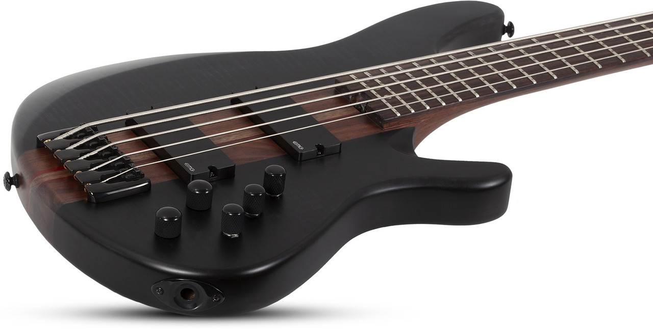 Schecter Charles Berthoud CB-5 - See Thru Black Satin (2873) | Musician Madness