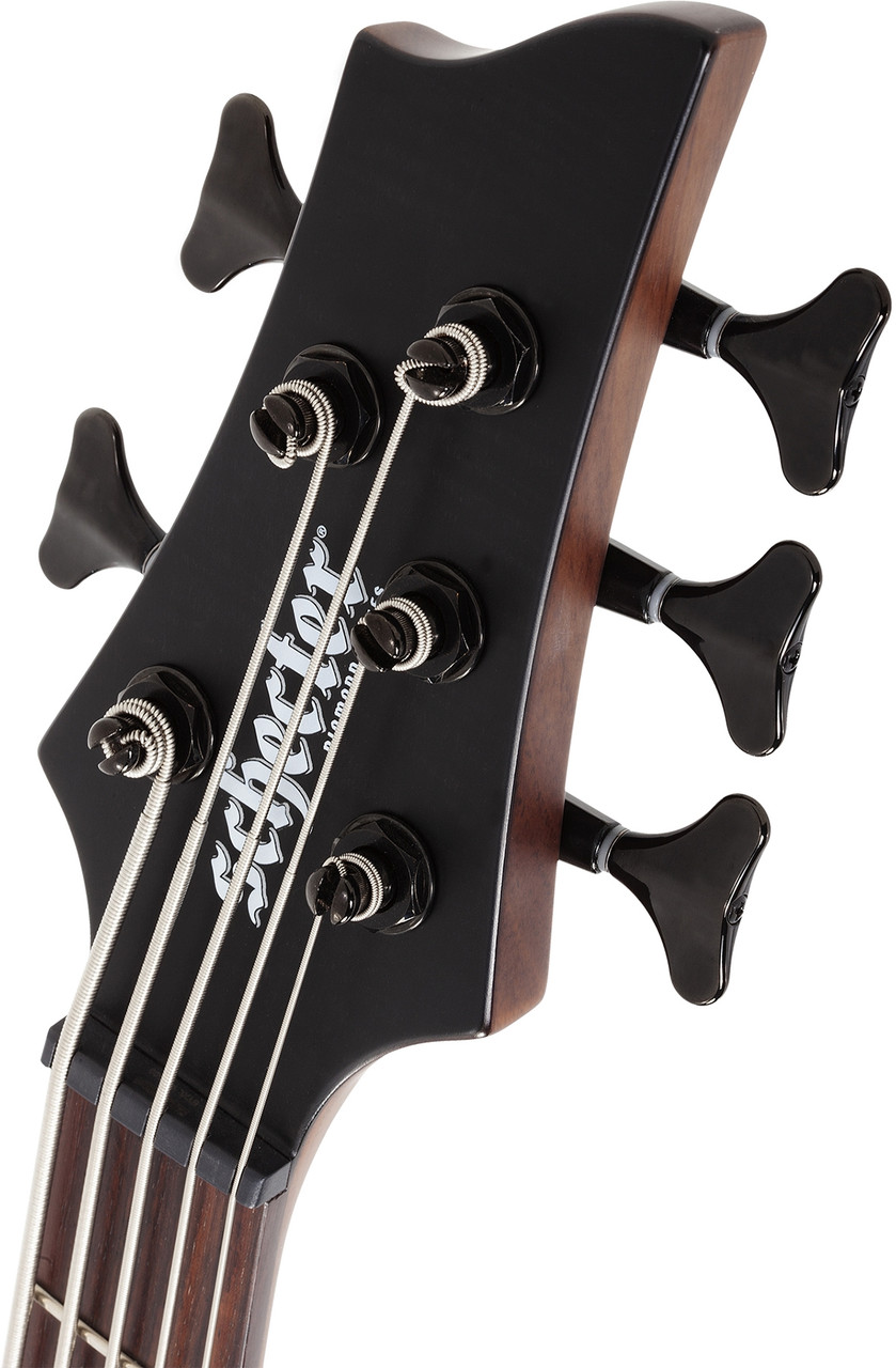 Schecter Charles Berthoud CB-5 - See Thru Black Satin (2873) | Musician Madness