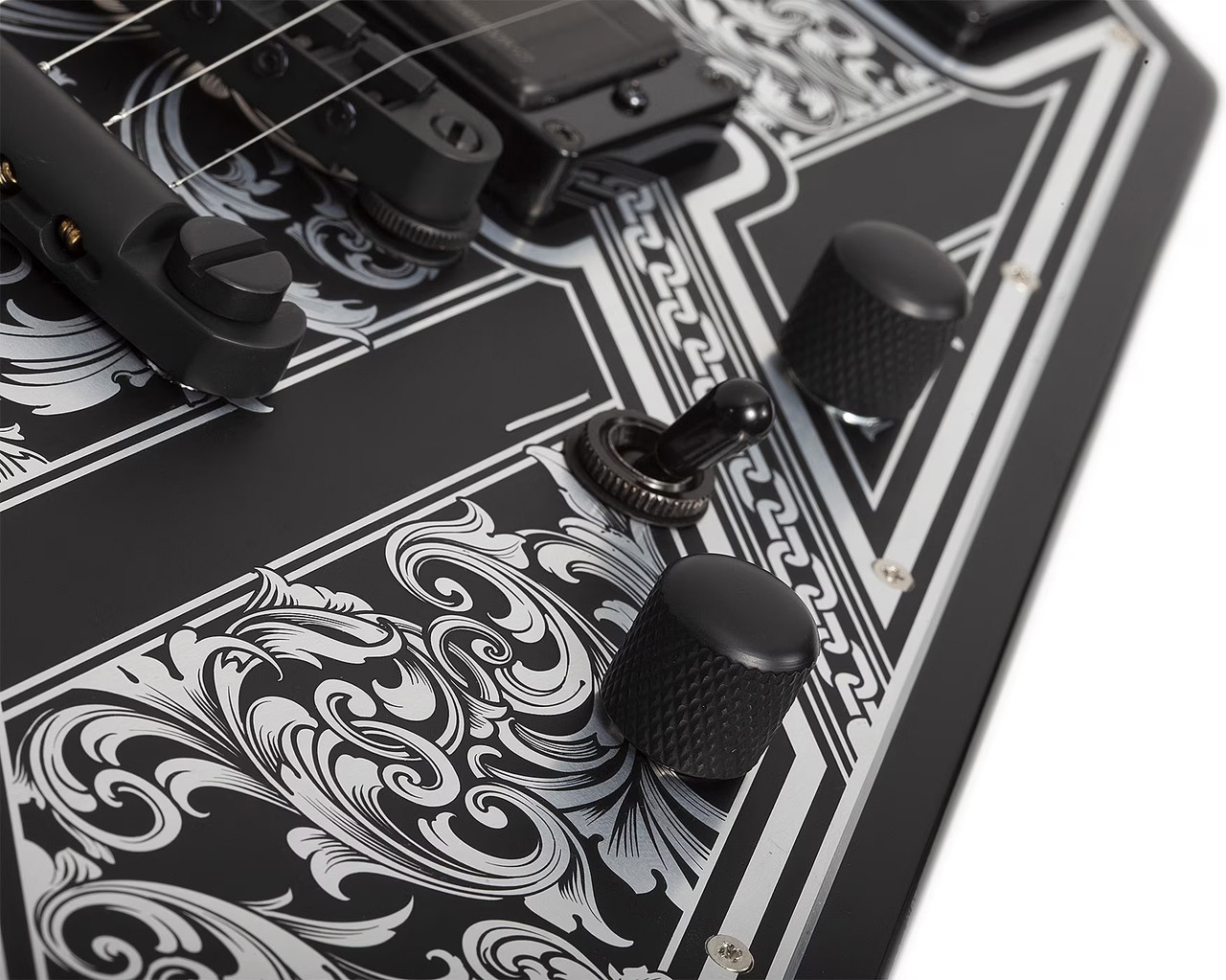 Schecter V-1 Przym Palladium - Gloss Black (923)