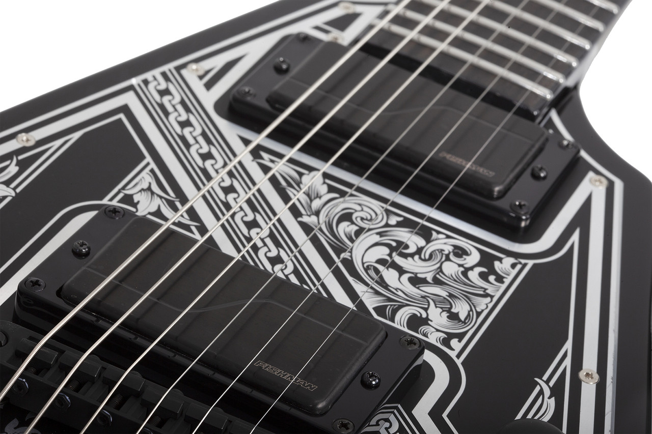 Schecter V-1 Przym Palladium - Gloss Black (923)