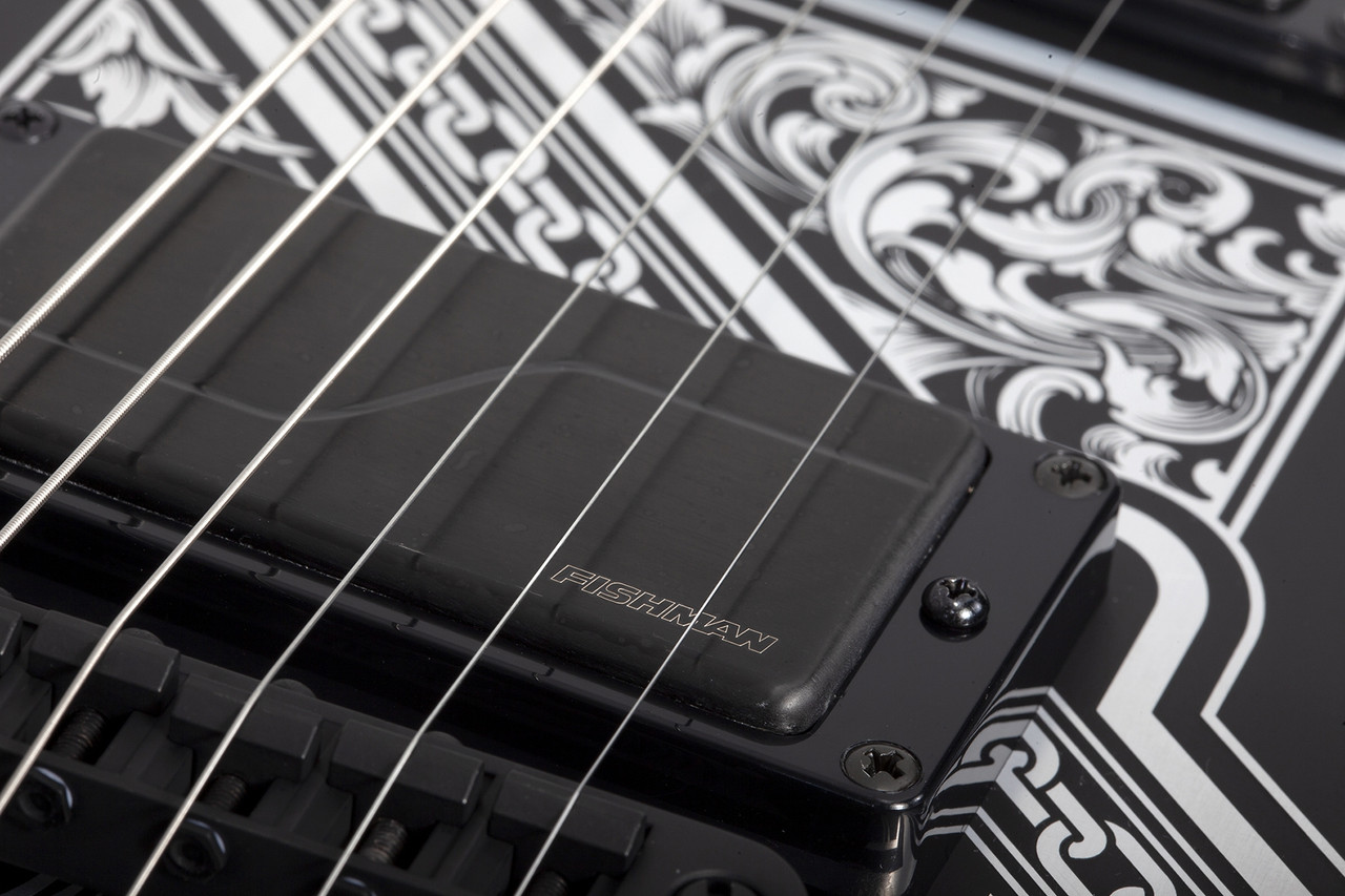 Schecter V-1 Przym Palladium Electric Guitars - Gloss Black (923) | Musician Madness