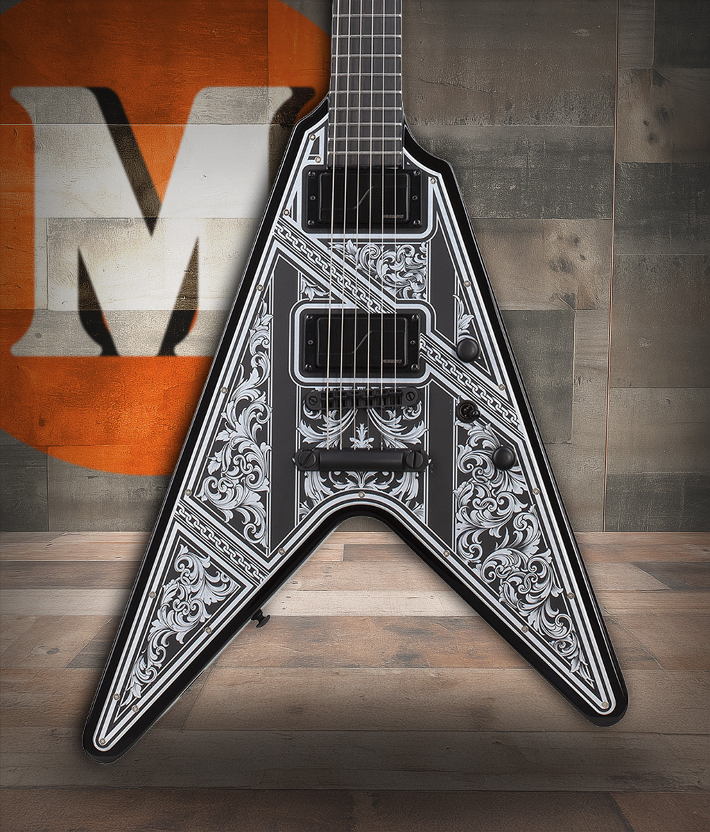 Schecter V-1 Przym Palladium - Gloss Black (923)