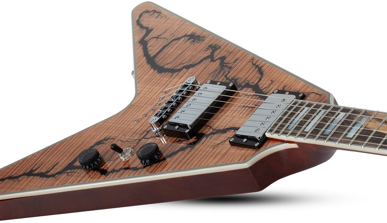 Schecter V-1 Electro-Resin - Gloss Natural (604)