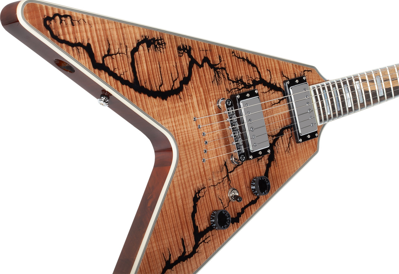 Schecter V-1 Electro-Resin - Gloss Natural (604)