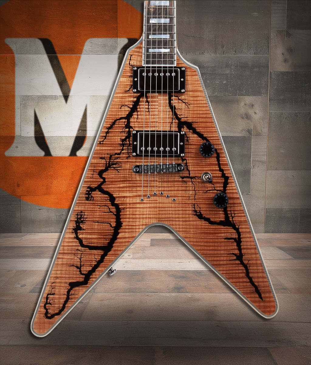 Schecter V-1 Electro-Resin - Gloss Natural (604) | Musician Madness