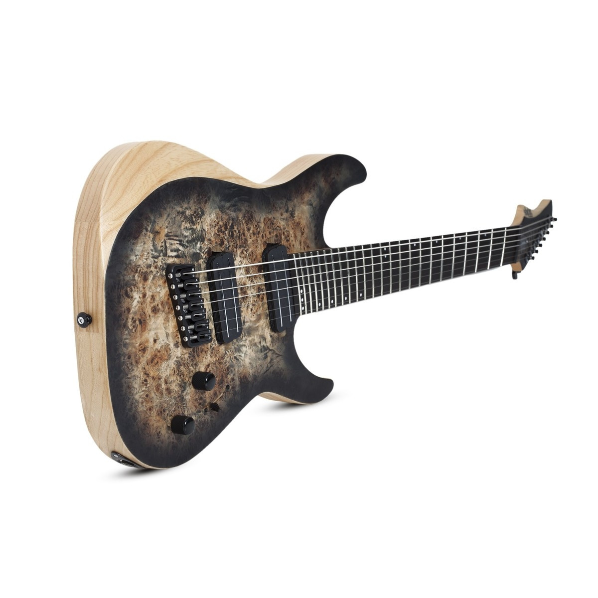 Schecter Reaper-7 Multiscale - Satin Charcoal Burst (SCB) (1509) | Musician Madness