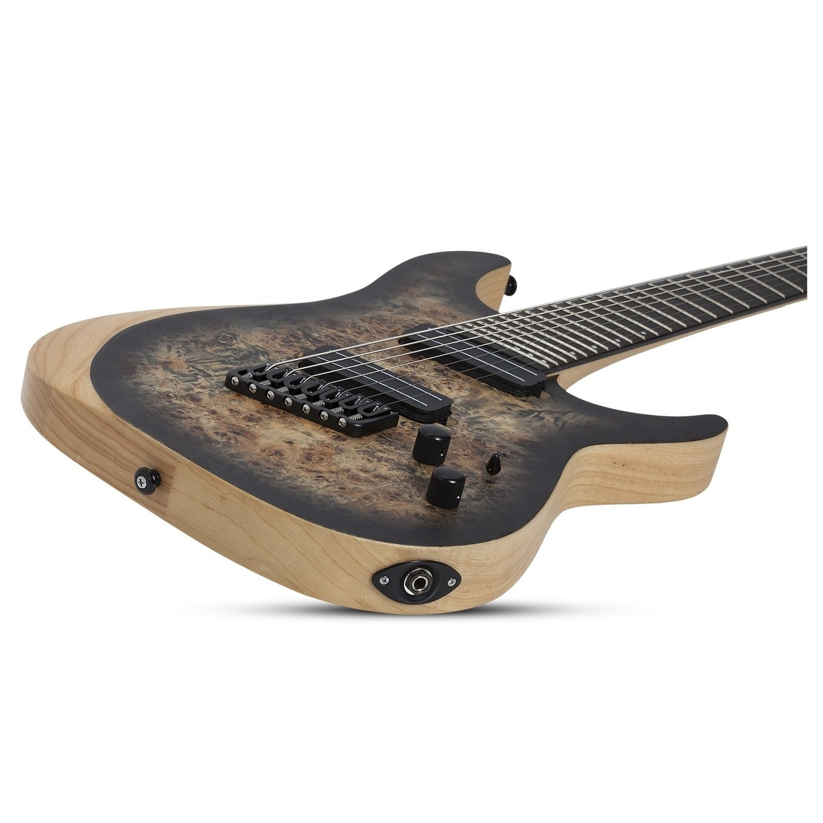 Schecter Reaper-7 Multiscale - Satin Charcoal Burst (SCB) (1509)