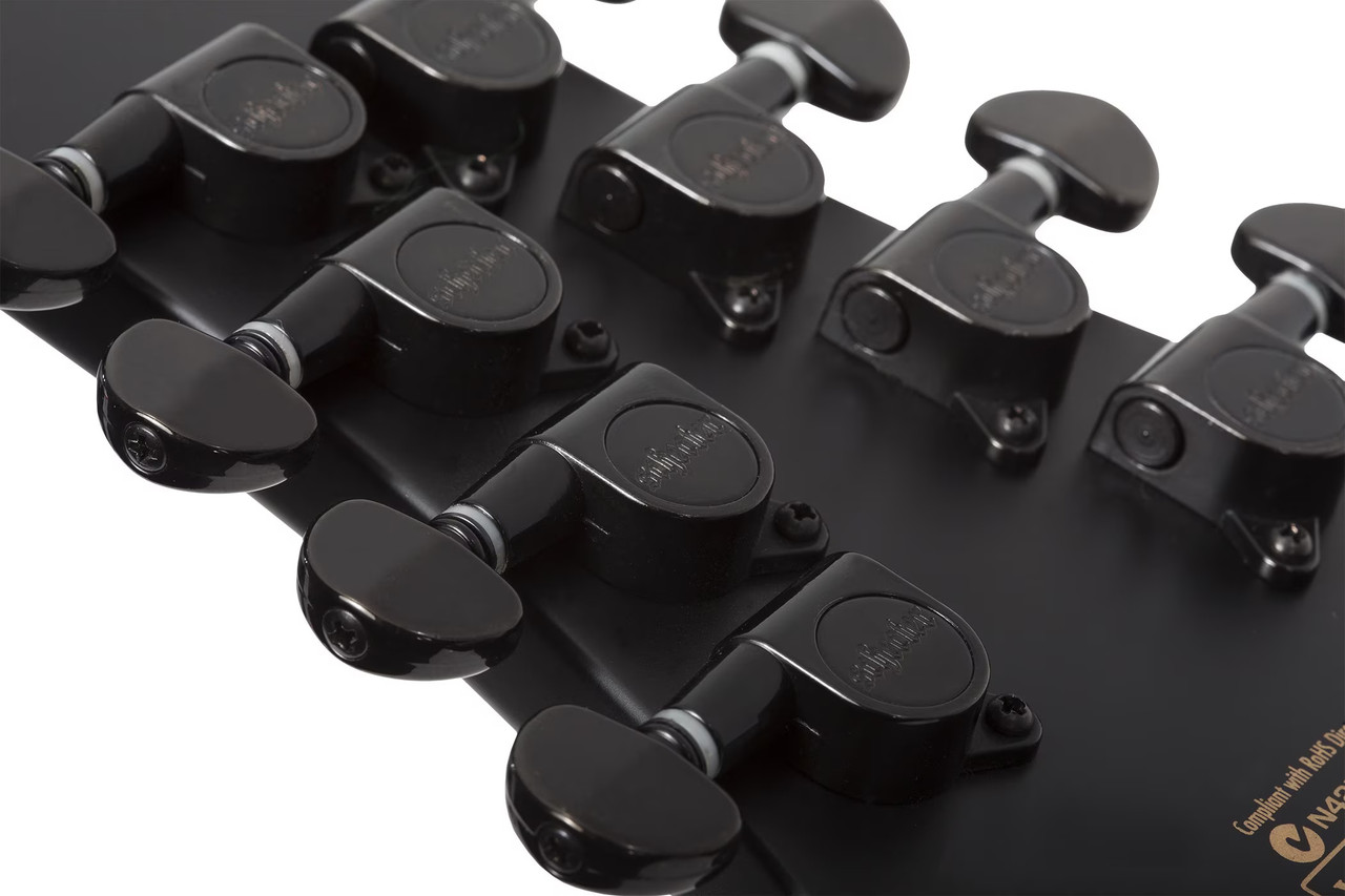 Schecter Damien-8 Multiscale - Satin Black (2477)