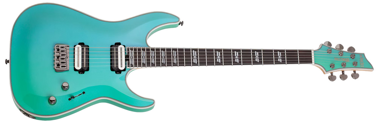 Schecter C-1 SLS Hollywood - Glacier (1386) | Musician Madness