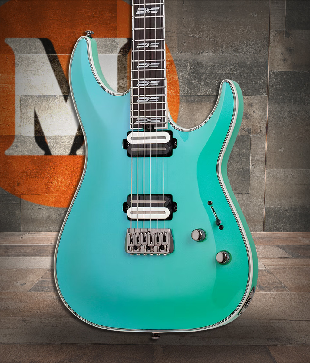 Schecter C-1 SLS Hollywood - Glacier (1386) | Musician Madness