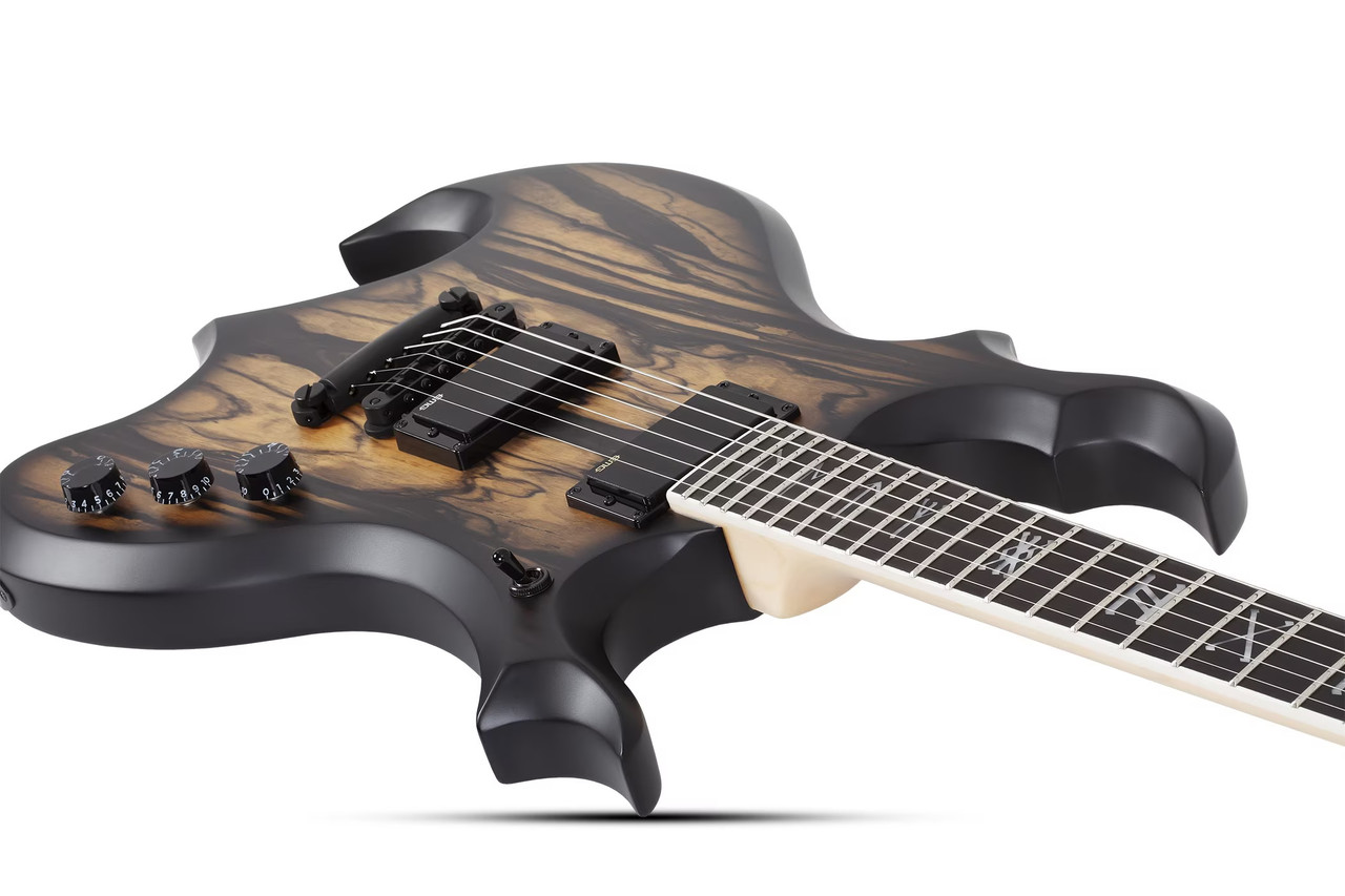 Schecter Wrathmaker - Pale Moon Ebony with Black Burst (4588)