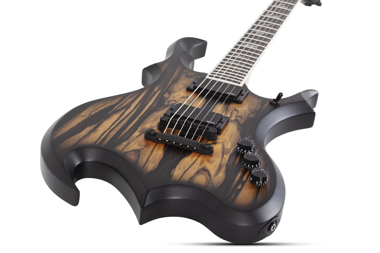 Schecter Wrathmaker - Pale Moon Ebony with Black Burst (4588) | Musician Madness