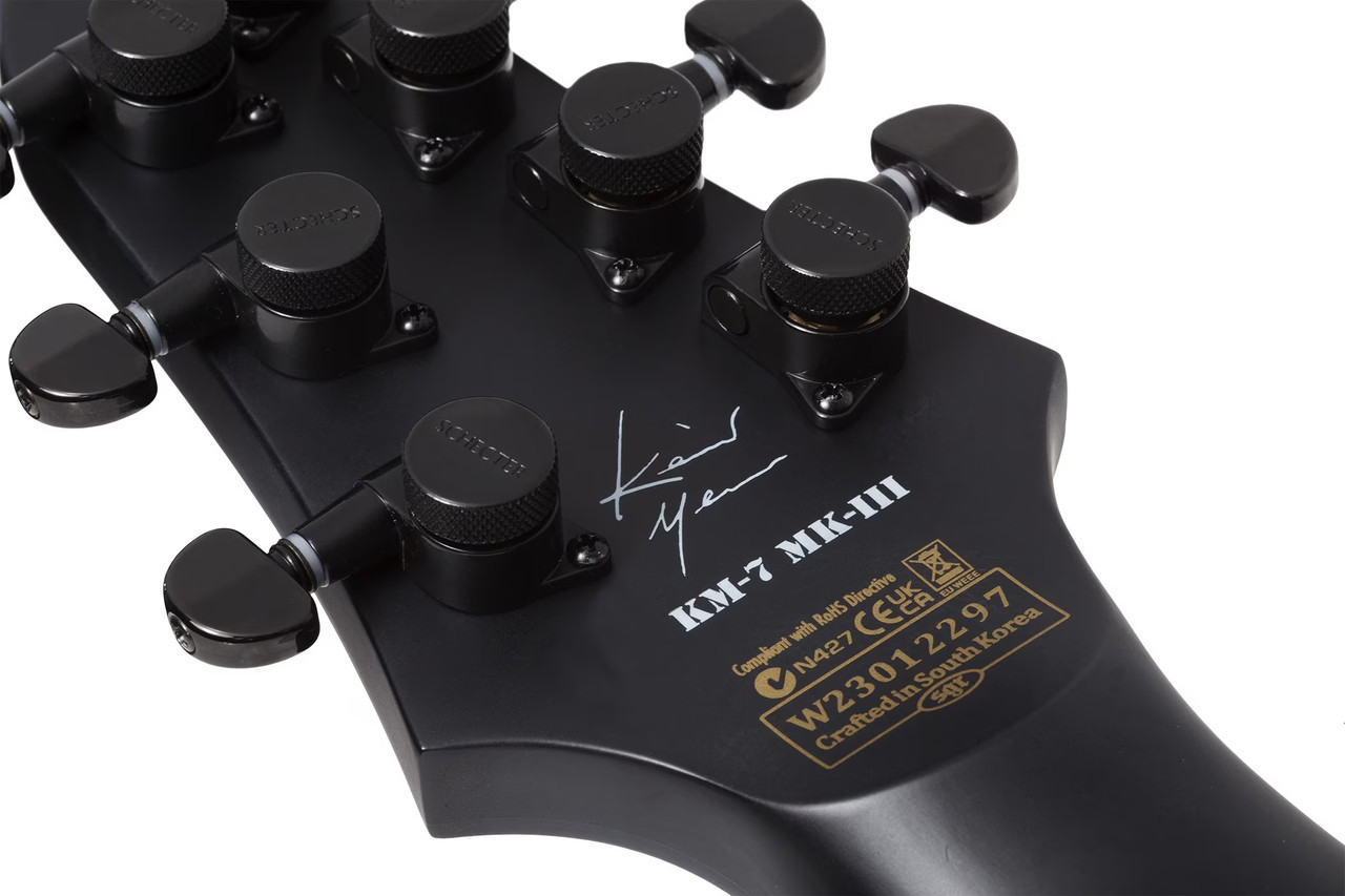 Schecter KM-7 MK-III Legacy - Transparent Black Burst (875) | Musician Madness