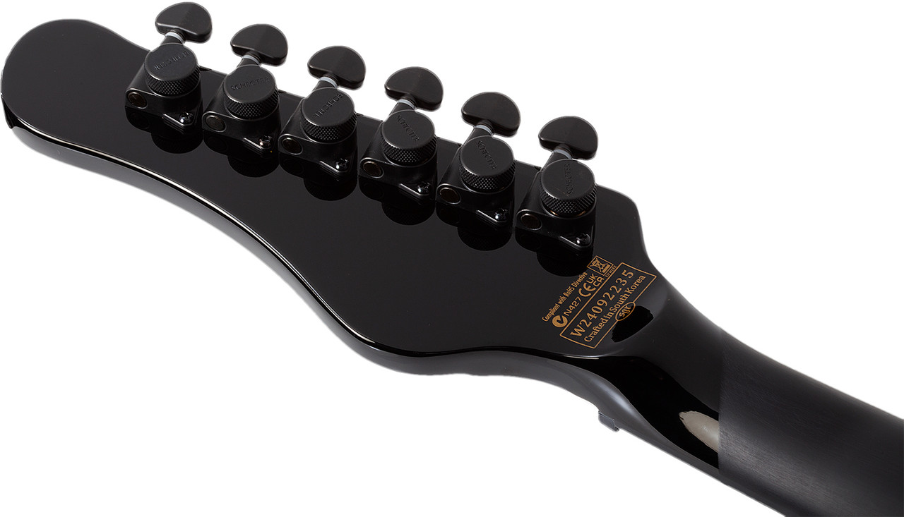 Schecter Ultra Przym Mercury Rose - Gloss Black (926) | Musician Madness